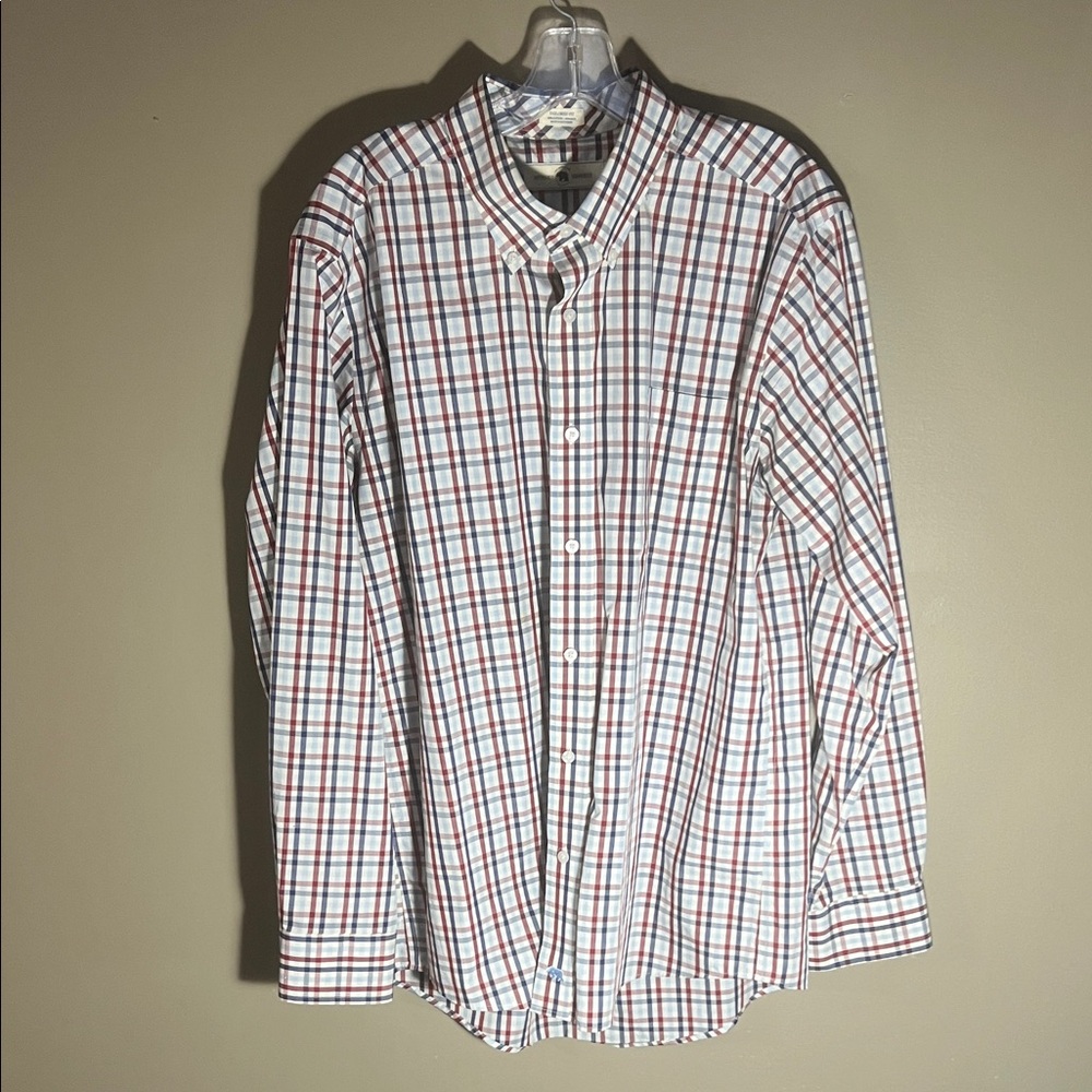 Classic Red and White Checkered Men's Shirt